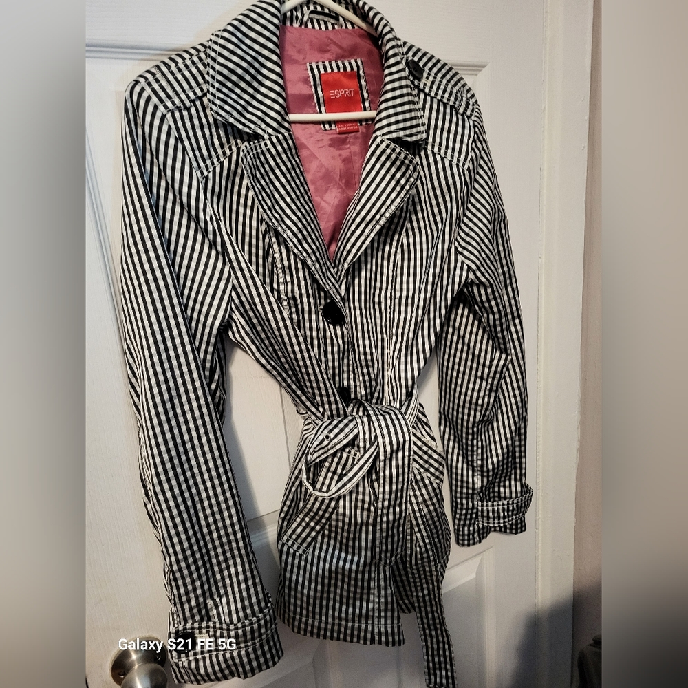 Esprit women's jacket vertical stripes US XL
